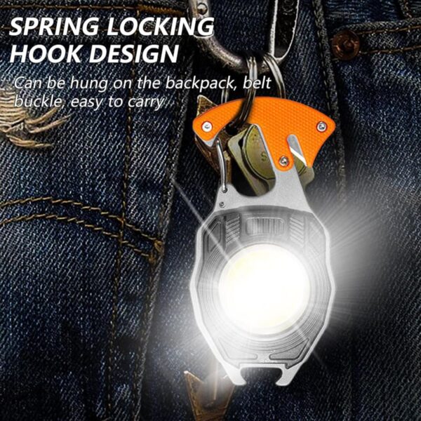 GearUP SG-61 Multifunctional Rechargeable Keychain Survival Gear with Lighter - Image 3