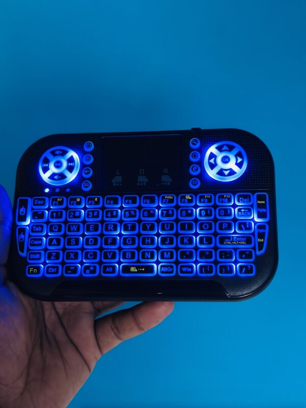 GearUP MK20 2.4GHz + Wireless Dual Mode RGB Backlit Rechargeable Mini Portable Keyboard With Touchpad - Image 2