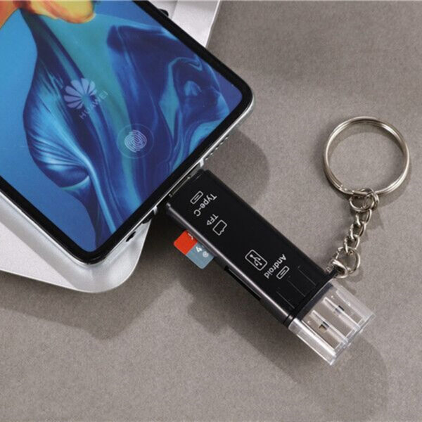 Multifunction OTG Card Reader- Type-C/USB /Micro USB/micro SD Memory Card Reader - Image 5